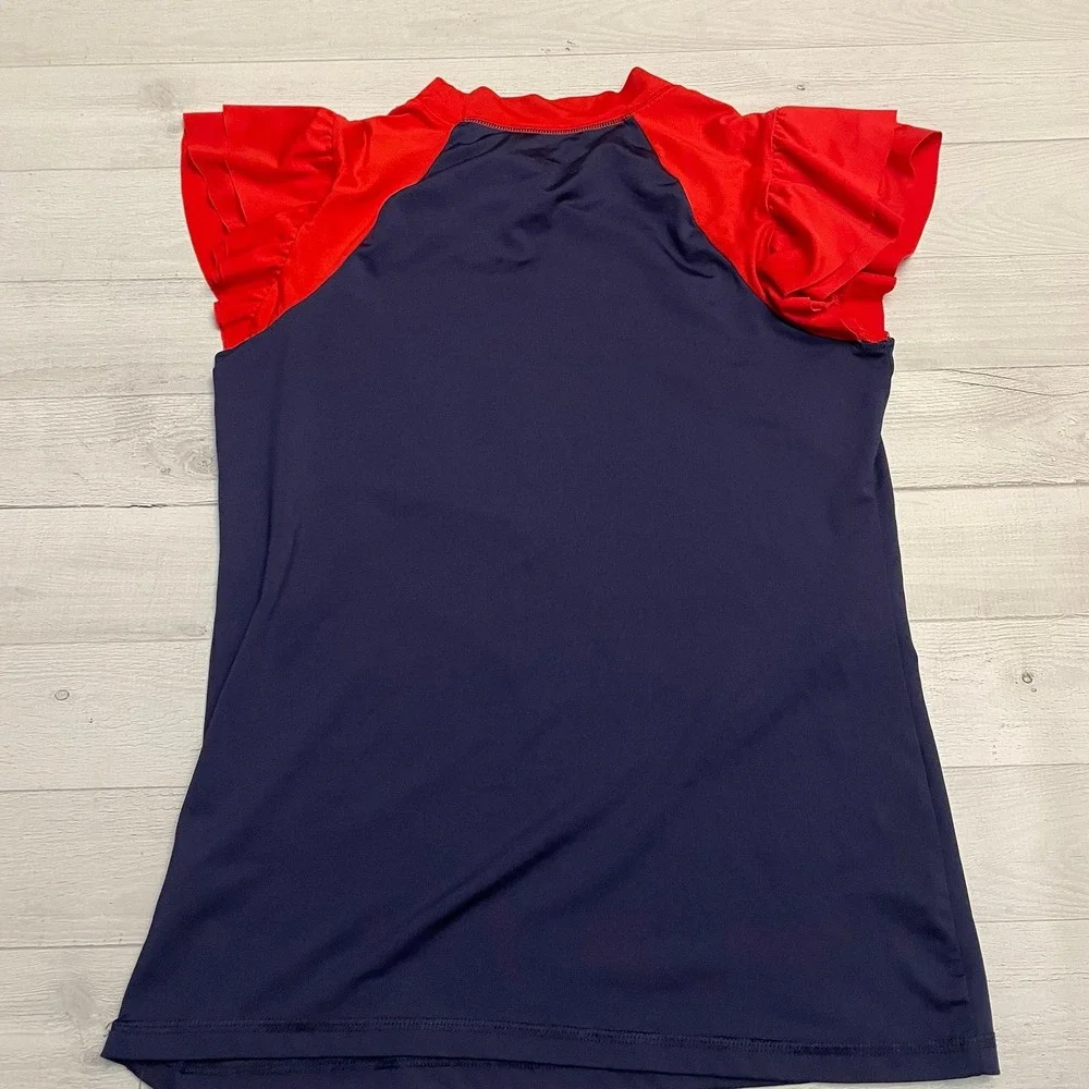 Cat and Jack girls‎ lighthouse rashguard 14/16